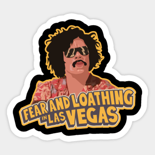 Fear and Loathing with Dr. Gonzo Illustration Sticker